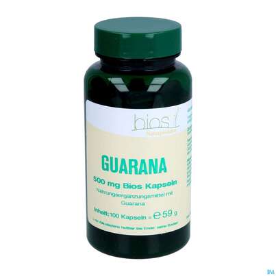 Bios Guarana 500mg 100 Kapseln, A-Nr.: 3891488 - 03