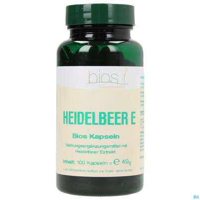 Bios Heidelbeer Extrakt 100 Kapseln, A-Nr.: 3891519 - 02