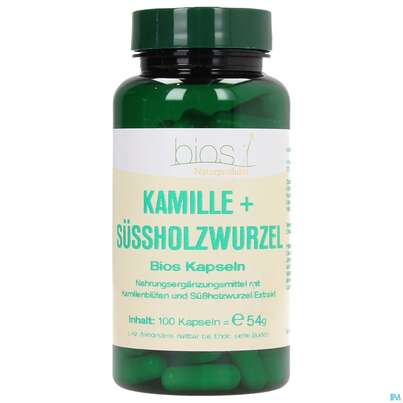 Bios Kamillen + Süssholzwurzel 100 Kapseln, A-Nr.: 3891755 - 02