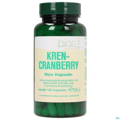 Bios Kren-cranberry 100 Kapseln, A-Nr.: 4185769 - 02