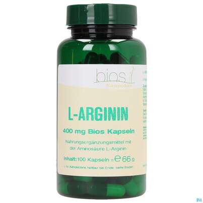Bios l-arginin 400mg 100 Kapseln, A-Nr.: 3891933 - 02