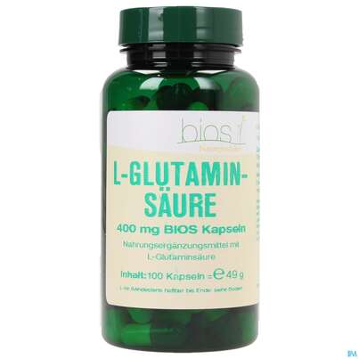 Bios l-glutaminsäure 100 Kapseln, A-Nr.: 3892080 - 02