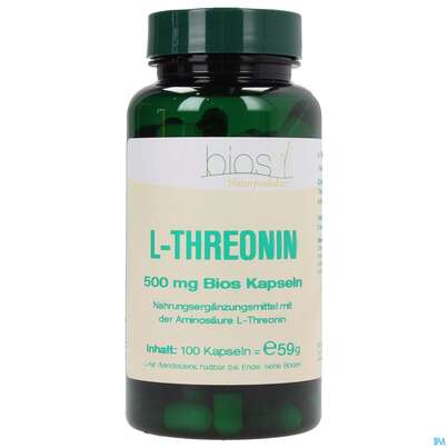 Bios l-threonin 500mg 100 Kapseln, A-Nr.: 3892281 - 02