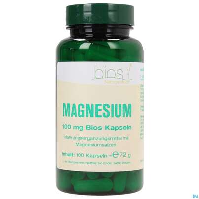 Bios Magnesium 100mg 100 Kapseln, A-Nr.: 3892476 - 02