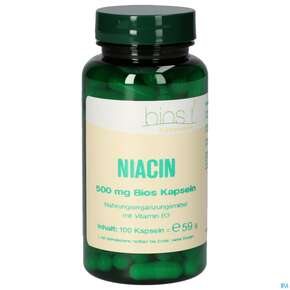 Bios Niacin 500mg 100 Kapseln, A-Nr.: 4747291 - 01