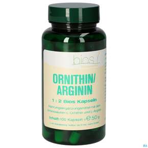 Bios Ornithin/arginin 1:2 100 Kapseln, A-Nr.: 4247128 - 01