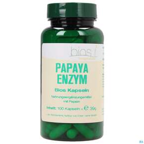 Bios Papaya Enzym 100 Kapseln, A-Nr.: 4078826 - 01