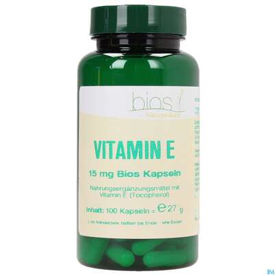 Bios Vitamin E 15mg 100 Kapseln, A-Nr.: 3893576 - 02