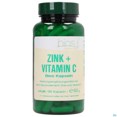 Bios Zink + Vitamin C 100 Kapseln, A-Nr.: 3893702 - 02