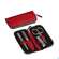 Sie sehen eine Packung Canal Etui/4-teilig Reissverschluss Rindspaltleder Rot 5381- 1st, Produktbild: 02 Canal Etui/4-teilig Reissverschluss Rindspaltleder Rot 5381- 1st, A-Nr.: 4787451 - 02