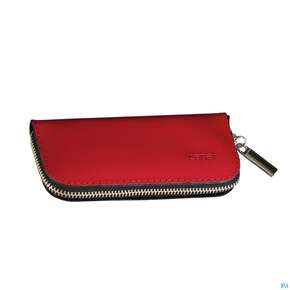Canal Etui/4-teilig Reissverschluss Rindspaltleder Rot 5381- 1st, A-Nr.: 4787451 - 01