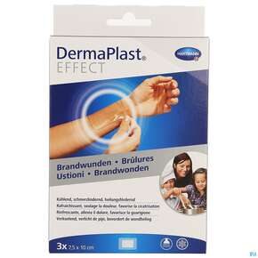 Dermaplast Brandwundenpflaster 7,5x 10cm 3st, A-Nr.: 4173921 - 01