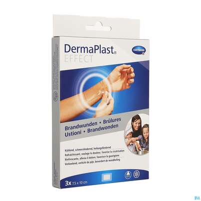 Dermaplast Brandwundenpflaster 7,5x 10cm 3st, A-Nr.: 4173921 - 02