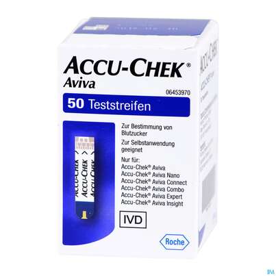 Diagnostika U.zubehoer Accu-chek -sandipharm Aviva-teststreifen 50st, A-Nr.: 3064207 - 02