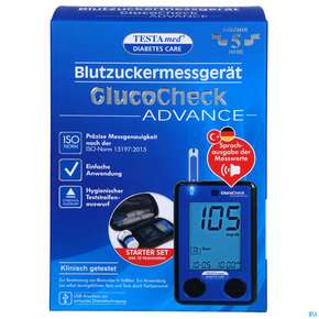 Diagnostika U.zubehoer Blutzuckermessgeraet Testamed Advance Mg/dl Mmol/l 1st, A-Nr.: 5441140 - 01