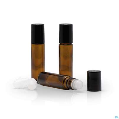 Farfalla Leergut-set Roll-on Braunglas 3st, A-Nr.: 4907903 - 01