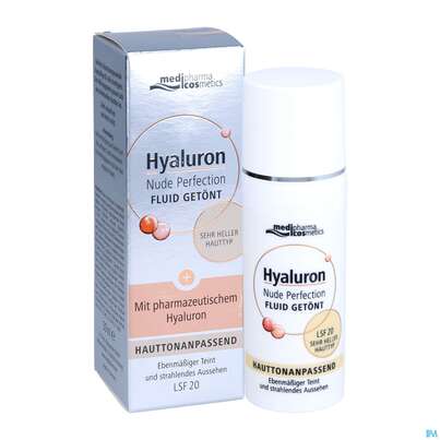 Hyaluron Nude Perfection Getoentes Fluid Sehr Heller Typ Lsf20 50ml, A-Nr.: 4914694 - 05
