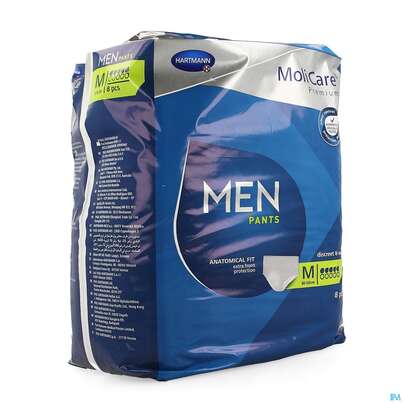Inkontinenz Molicare Premium/men/pants Tropfen 5 Medium 8st, A-Nr.: 4918893 - 05