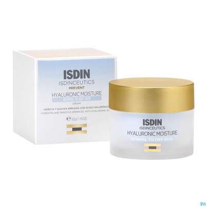 Sie sehen eine Packung Isdin Isdinceutics Hyal.moisture Normal 50g, Produktbild: 03 Isdin Isdinceutics Hyal.moisture Normal 50g, A-Nr.: 5608054 - 03