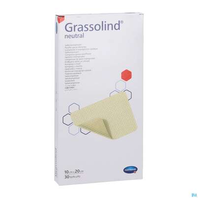Kompressen Grassolind Neutral Salbenkompresse Steril 10x 20cm 30st, A-Nr.: 1232646 - 05