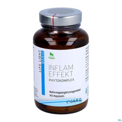 Sie sehen eine Packung Life Light Kapseln Inflam Effekt 90st, Produktbild: 03 Life Light Kapseln Inflam Effekt 90st, A-Nr.: 3446044 - 03
