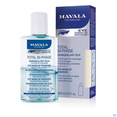 Mavala Total Bi-phase-auge Augen Make Up Entferner Lotion 100ml, A-Nr.: 5576325 - 04