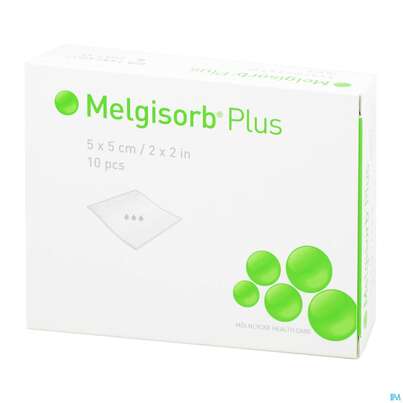 Melgisorb Plus Steril 5x 5cm 10st, A-Nr.: 4245106 - 04