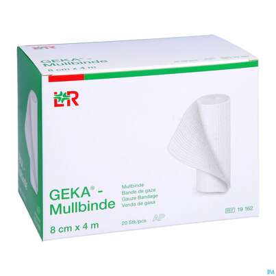 Mullbinden Geka/lose 4mx 8cm 20-f 20st, A-Nr.: 4341399 - 02