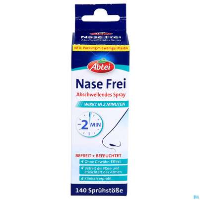 Nasen Spray Abtei Nasefrei 2min Abschwellend 50000 20ml, A-Nr.: 5620977 - 01