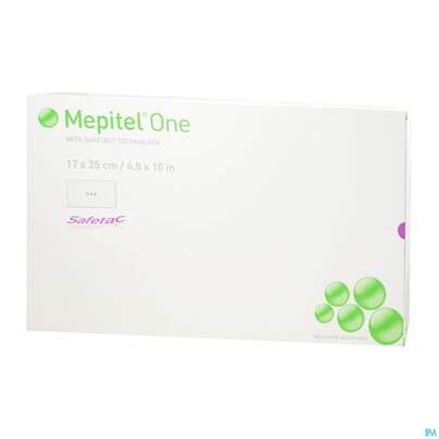 Netzauflagen Mepitel/one Silikon Steril 17x25cm -moe 5st, A-Nr.: 3423037 - 01