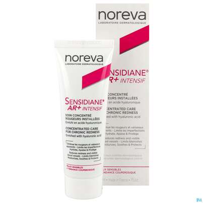 Sie sehen eine Packung Noreva Sensidiane/ar+ Anti-roetungen Intensiv Konzentrat 30ml, Produktbild: 04 Noreva Sensidiane/ar+ Anti-roetungen Intensiv Konzentrat 30ml, A-Nr.: 5718156 - 04