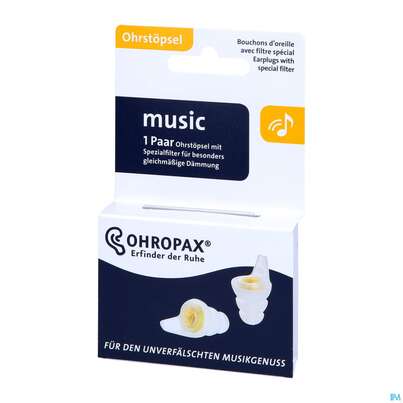 Ohrenschutz Ohropax Music Spezial Filter-1 Paar Pgerm 2st, A-Nr.: 4778475 - 04