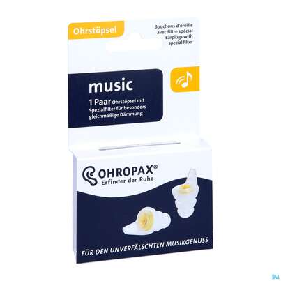 Ohrenschutz Ohropax Music Spezial Filter-1 Paar Pgerm 2st, A-Nr.: 4778475 - 05