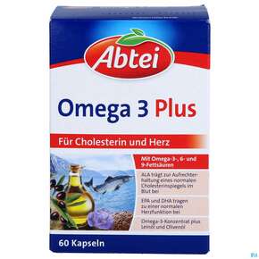 Omega -3 Kapseln Abtei Titandioxidfrei 50000 60st, A-Nr.: 5746193 - 01