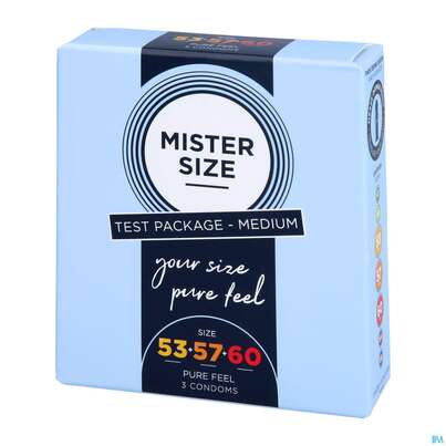 Praeservative Kondome Mister/size Probierpack 53-57-60 3st, A-Nr.: 5594234 - 02