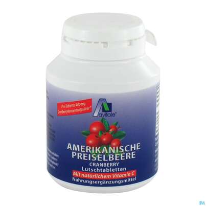 Preiselbeer Lutschtabl Amer Avi 60st, A-Nr.: 3831167 - 02