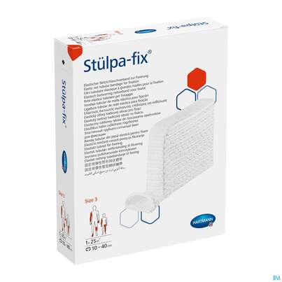 Sie sehen eine Packung Schlauchverband Stuelpa/fix Netz Gr 3 Hand/arm/kinderkopf 25m, Produktbild: 04 Schlauchverband Stuelpa/fix Netz Gr 3 Hand/arm/kinderkopf 25m, A-Nr.: 1734589 - 04