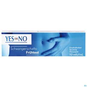 Schwangerschaftstest Yes Or No 10miu Hcg Fruehtest 1st, A-Nr.: 4493560 - 01