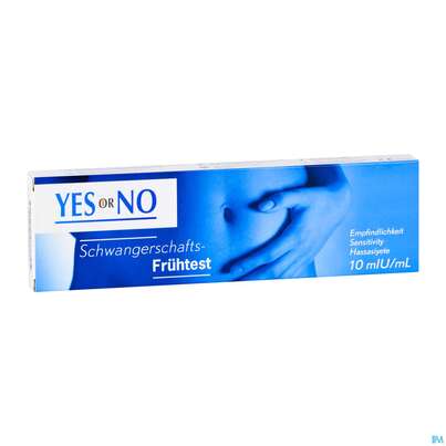 Schwangerschaftstest Yes Or No 10miu Hcg Fruehtest 1st, A-Nr.: 4493560 - 02