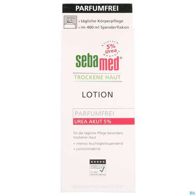 Sebamed Trockene Haut Urea 5% Lotion Parfuemfrei Spender 400ml, A-Nr.: 4084927 - 01