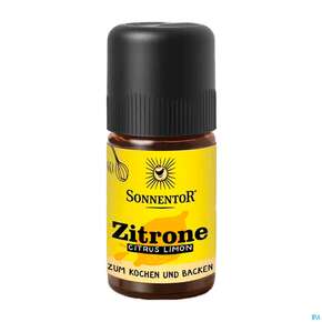 Sonnentor Aetherisches Gewuerzoel Bio Zitrone 17003 5ml, A-Nr.: 5862321 - 01