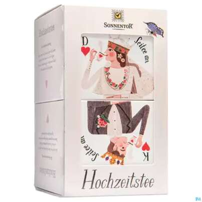 Sonnentor Tee/bio/doppelkammerbeutel Hochzeit 02575 18st, A-Nr.: 5226950 - 02