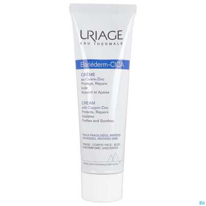 Uriage Bariederm-cica Creme +kupfer-zink 100ml, A-Nr.: 5617774 - 04