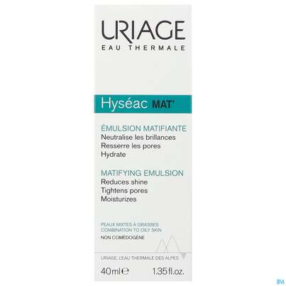 Uriage Hyseac Mat Mattierende Emulsion 40ml, A-Nr.: 5618561 - 03