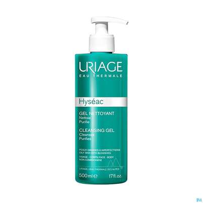 Uriage Hyseac Reinigendes Gel Seifenfrei 500ml, A-Nr.: 5618590 - 03