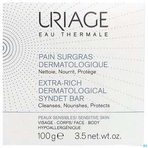 Uriage Waschsyndet Rueckfettendes Dermatolosches 100g, A-Nr.: 5619135 - 01