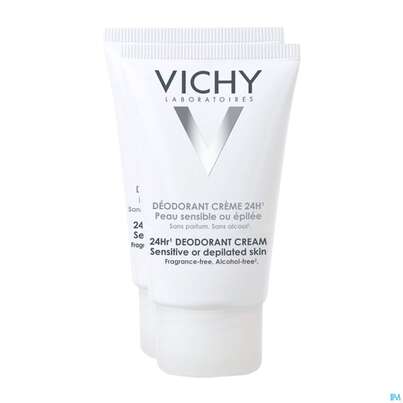 Vichy Deocreme Empfindliche Haut 2x40m 80ml, A-Nr.: 4736318 - 01