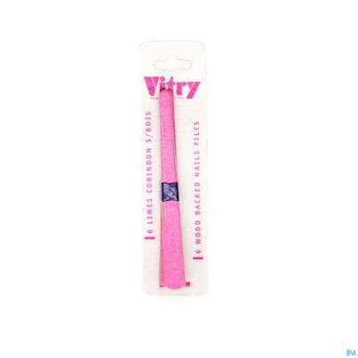 Sie sehen eine Packung Vitry 6er-set Nagelfeilen Auf Holz 12 Cm 1pc, Produktbild: 05 Vitry 6er-set Nagelfeilen Auf Holz 12 Cm 1pc, A-Nr.: 4627888 - 05