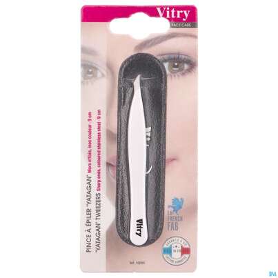 Vitry Farbige Zupfpinzette „yatagan“_weiss 1pc, A-Nr.: 4627641 - 22