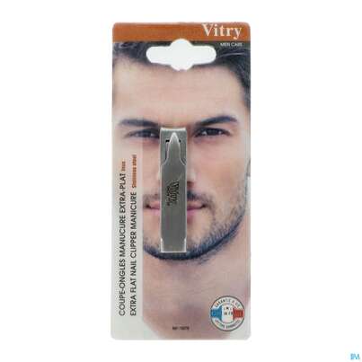 Sie sehen eine Packung Vitry Handnagelknipser Extra Flach 1pc, Produktbild: 04 Vitry Handnagelknipser Extra Flach 1pc, A-Nr.: 4633363 - 04